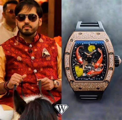 anant ambani watch richard mille.